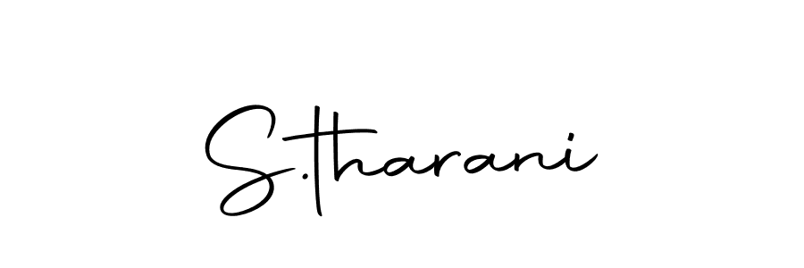 This is the best signature style for the S.tharani name. Also you like these signature font (Autography-DOLnW). Mix name signature. S.tharani signature style 10 images and pictures png