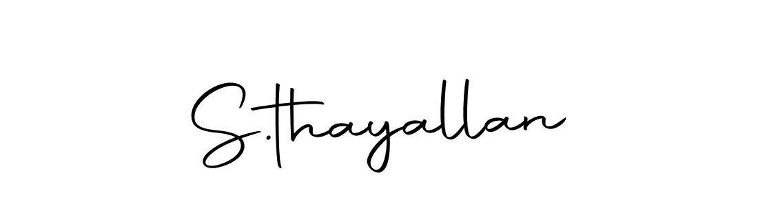 Create a beautiful signature design for name S.thayallan. With this signature (Autography-DOLnW) fonts, you can make a handwritten signature for free. S.thayallan signature style 10 images and pictures png