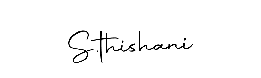 You should practise on your own different ways (Autography-DOLnW) to write your name (S.thishani) in signature. don't let someone else do it for you. S.thishani signature style 10 images and pictures png