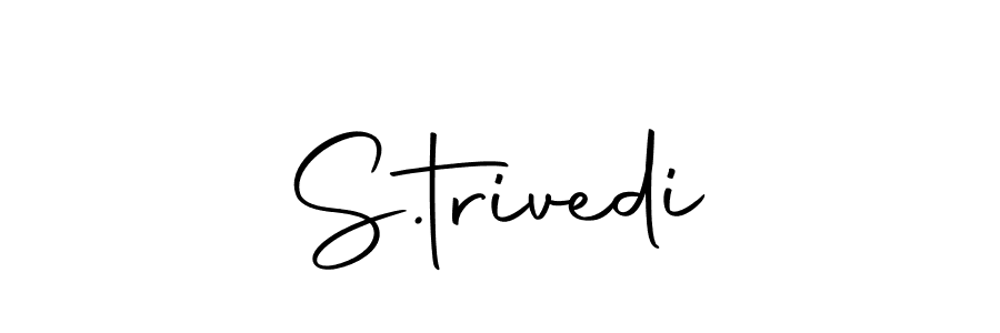 You can use this online signature creator to create a handwritten signature for the name S.trivedi. This is the best online autograph maker. S.trivedi signature style 10 images and pictures png