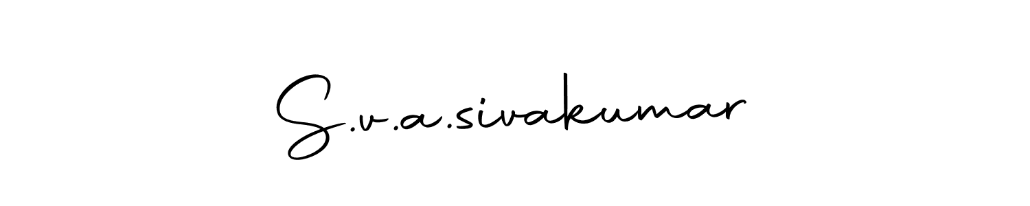 Make a beautiful signature design for name S.v.a.sivakumar. With this signature (Autography-DOLnW) style, you can create a handwritten signature for free. S.v.a.sivakumar signature style 10 images and pictures png