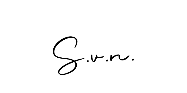 How to make S.v.n. name signature. Use Autography-DOLnW style for creating short signs online. This is the latest handwritten sign. S.v.n. signature style 10 images and pictures png