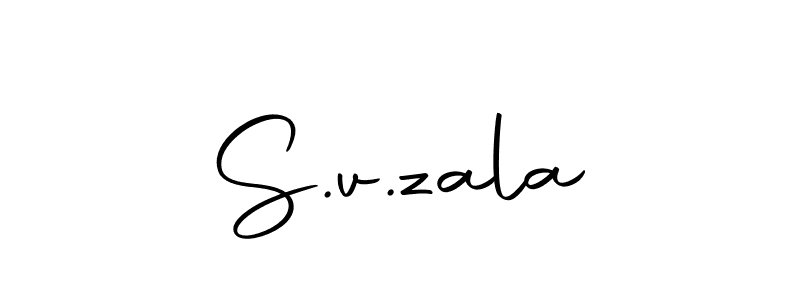 Similarly Autography-DOLnW is the best handwritten signature design. Signature creator online .You can use it as an online autograph creator for name S.v.zala. S.v.zala signature style 10 images and pictures png