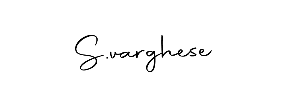 Make a beautiful signature design for name S.varghese. Use this online signature maker to create a handwritten signature for free. S.varghese signature style 10 images and pictures png