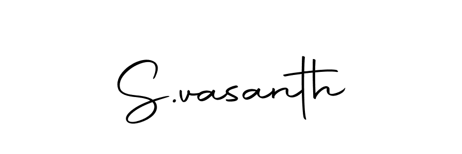 The best way (Autography-DOLnW) to make a short signature is to pick only two or three words in your name. The name S.vasanth include a total of six letters. For converting this name. S.vasanth signature style 10 images and pictures png
