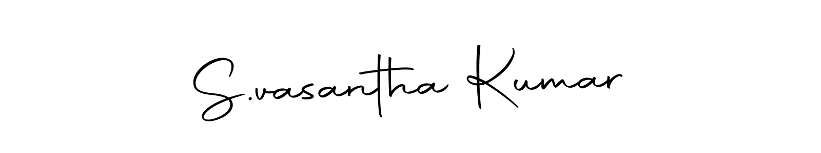 This is the best signature style for the S.vasantha Kumar name. Also you like these signature font (Autography-DOLnW). Mix name signature. S.vasantha Kumar signature style 10 images and pictures png