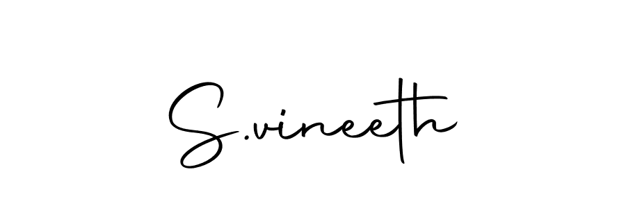 S.vineeth stylish signature style. Best Handwritten Sign (Autography-DOLnW) for my name. Handwritten Signature Collection Ideas for my name S.vineeth. S.vineeth signature style 10 images and pictures png