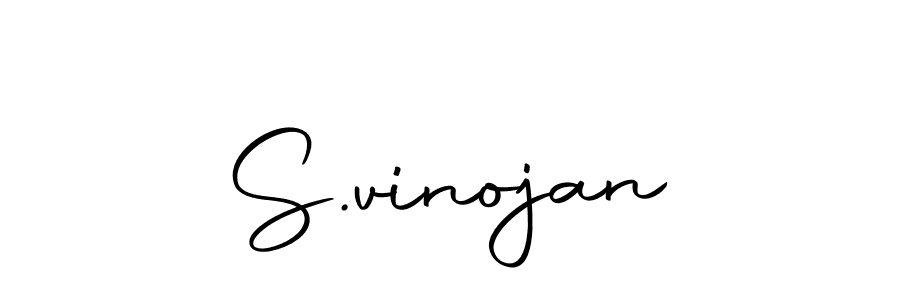 S.vinojan stylish signature style. Best Handwritten Sign (Autography-DOLnW) for my name. Handwritten Signature Collection Ideas for my name S.vinojan. S.vinojan signature style 10 images and pictures png