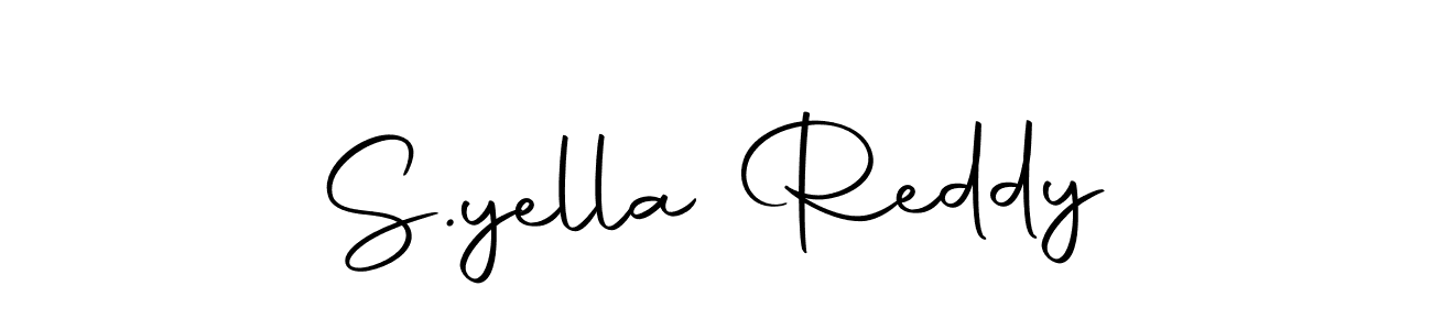 Autography-DOLnW is a professional signature style that is perfect for those who want to add a touch of class to their signature. It is also a great choice for those who want to make their signature more unique. Get S.yella Reddy name to fancy signature for free. S.yella Reddy signature style 10 images and pictures png