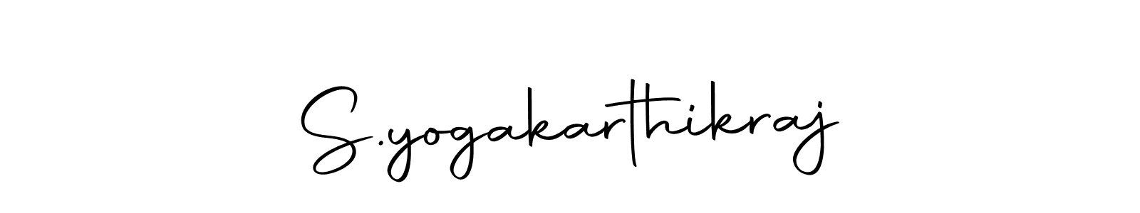 How to make S.yogakarthikraj signature? Autography-DOLnW is a professional autograph style. Create handwritten signature for S.yogakarthikraj name. S.yogakarthikraj signature style 10 images and pictures png