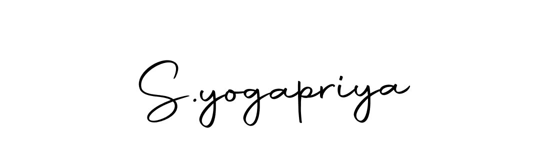 Make a beautiful signature design for name S.yogapriya. With this signature (Autography-DOLnW) style, you can create a handwritten signature for free. S.yogapriya signature style 10 images and pictures png