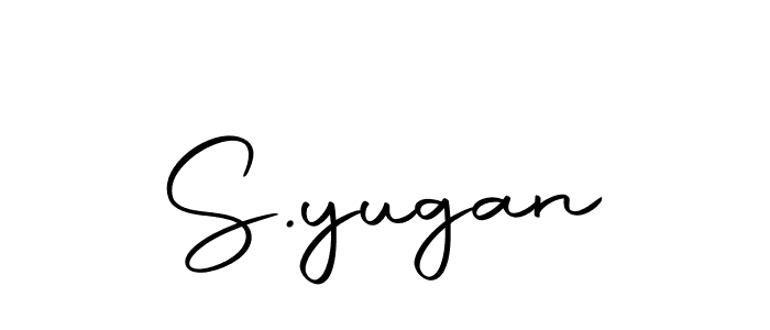 The best way (Autography-DOLnW) to make a short signature is to pick only two or three words in your name. The name S.yugan include a total of six letters. For converting this name. S.yugan signature style 10 images and pictures png