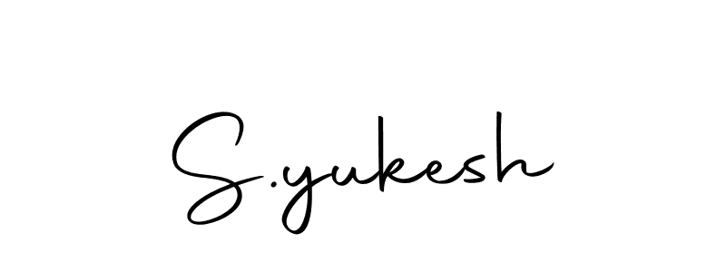 Design your own signature with our free online signature maker. With this signature software, you can create a handwritten (Autography-DOLnW) signature for name S.yukesh. S.yukesh signature style 10 images and pictures png