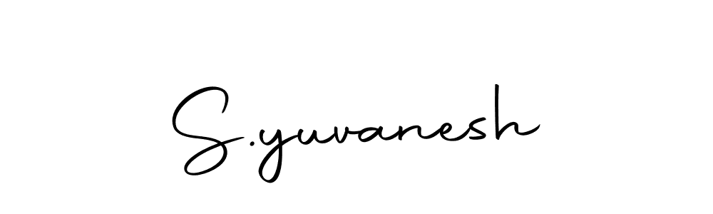 Design your own signature with our free online signature maker. With this signature software, you can create a handwritten (Autography-DOLnW) signature for name S.yuvanesh. S.yuvanesh signature style 10 images and pictures png