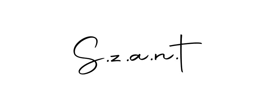 Create a beautiful signature design for name S.z.a.n.t. With this signature (Autography-DOLnW) fonts, you can make a handwritten signature for free. S.z.a.n.t signature style 10 images and pictures png
