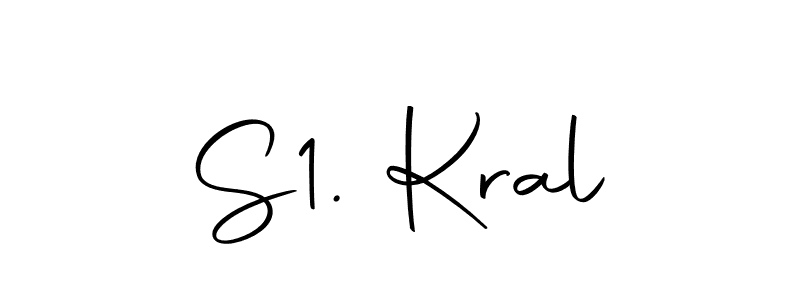 Make a beautiful signature design for name S1. Kral. With this signature (Autography-DOLnW) style, you can create a handwritten signature for free. S1. Kral signature style 10 images and pictures png