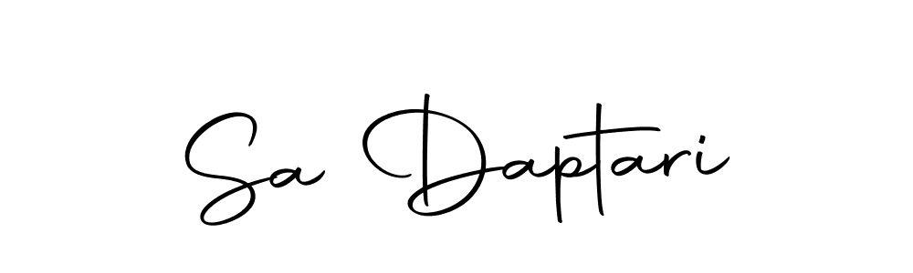 Also You can easily find your signature by using the search form. We will create Sa Daptari name handwritten signature images for you free of cost using Autography-DOLnW sign style. Sa Daptari signature style 10 images and pictures png