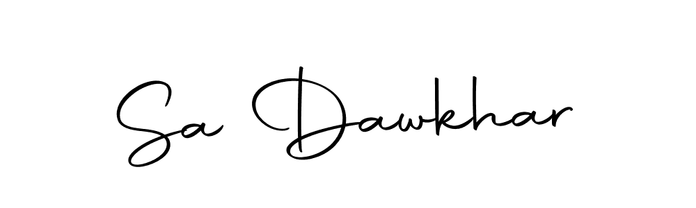 How to make Sa Dawkhar signature? Autography-DOLnW is a professional autograph style. Create handwritten signature for Sa Dawkhar name. Sa Dawkhar signature style 10 images and pictures png