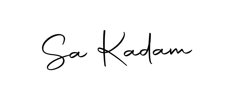 Here are the top 10 professional signature styles for the name Sa Kadam. These are the best autograph styles you can use for your name. Sa Kadam signature style 10 images and pictures png