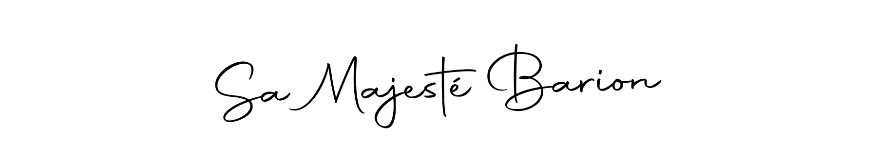 Also we have Sa Majesté Barion name is the best signature style. Create professional handwritten signature collection using Autography-DOLnW autograph style. Sa Majesté Barion signature style 10 images and pictures png