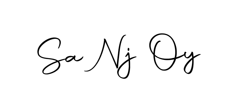 Create a beautiful signature design for name Sa Nj Oy. With this signature (Autography-DOLnW) fonts, you can make a handwritten signature for free. Sa Nj Oy signature style 10 images and pictures png