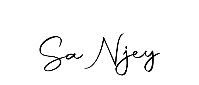 if you are searching for the best signature style for your name Sa Njey. so please give up your signature search. here we have designed multiple signature styles  using Autography-DOLnW. Sa Njey signature style 10 images and pictures png