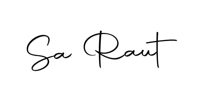 How to make Sa Raut name signature. Use Autography-DOLnW style for creating short signs online. This is the latest handwritten sign. Sa Raut signature style 10 images and pictures png