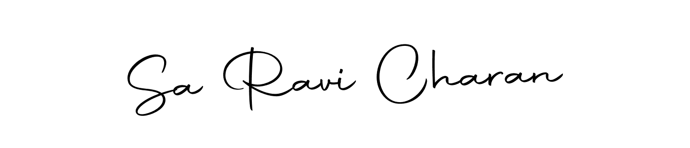 Create a beautiful signature design for name Sa Ravi Charan. With this signature (Autography-DOLnW) fonts, you can make a handwritten signature for free. Sa Ravi Charan signature style 10 images and pictures png