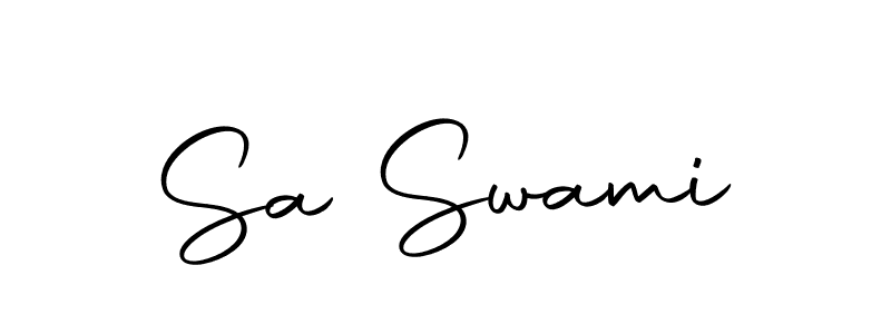 Design your own signature with our free online signature maker. With this signature software, you can create a handwritten (Autography-DOLnW) signature for name Sa Swami. Sa Swami signature style 10 images and pictures png