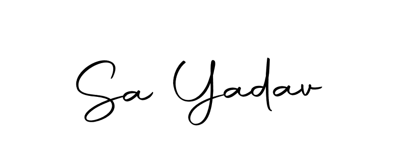 Make a short Sa Yadav signature style. Manage your documents anywhere anytime using Autography-DOLnW. Create and add eSignatures, submit forms, share and send files easily. Sa Yadav signature style 10 images and pictures png
