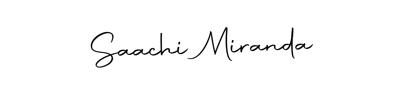 The best way (Autography-DOLnW) to make a short signature is to pick only two or three words in your name. The name Saachi Miranda include a total of six letters. For converting this name. Saachi Miranda signature style 10 images and pictures png