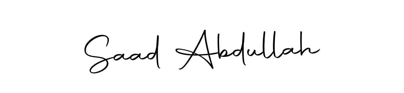 Similarly Autography-DOLnW is the best handwritten signature design. Signature creator online .You can use it as an online autograph creator for name Saad Abdullah. Saad Abdullah signature style 10 images and pictures png