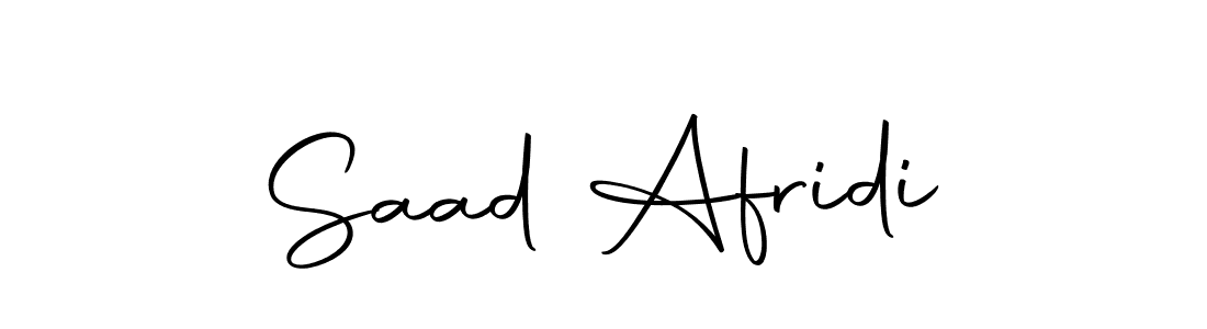 How to make Saad Afridi signature? Autography-DOLnW is a professional autograph style. Create handwritten signature for Saad Afridi name. Saad Afridi signature style 10 images and pictures png