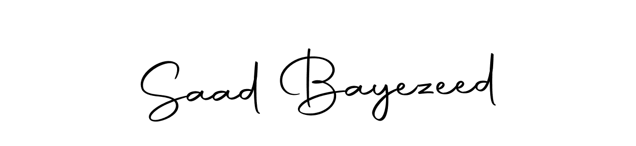 This is the best signature style for the Saad Bayezeed name. Also you like these signature font (Autography-DOLnW). Mix name signature. Saad Bayezeed signature style 10 images and pictures png
