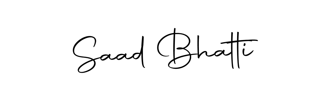 if you are searching for the best signature style for your name Saad Bhatti. so please give up your signature search. here we have designed multiple signature styles  using Autography-DOLnW. Saad Bhatti signature style 10 images and pictures png