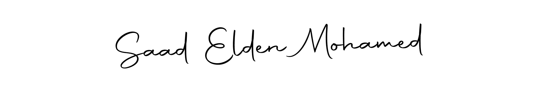 Make a beautiful signature design for name Saad Elden Mohamed. With this signature (Autography-DOLnW) style, you can create a handwritten signature for free. Saad Elden Mohamed signature style 10 images and pictures png