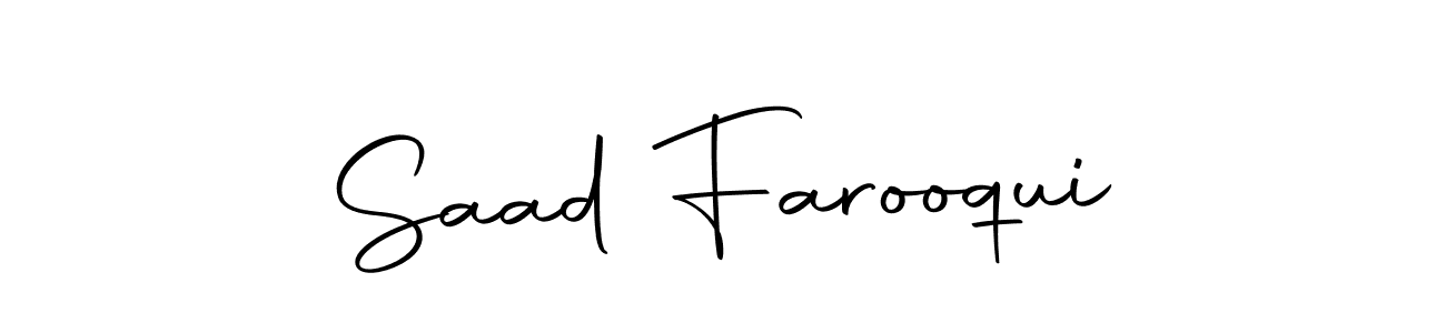 Autography-DOLnW is a professional signature style that is perfect for those who want to add a touch of class to their signature. It is also a great choice for those who want to make their signature more unique. Get Saad Farooqui name to fancy signature for free. Saad Farooqui signature style 10 images and pictures png