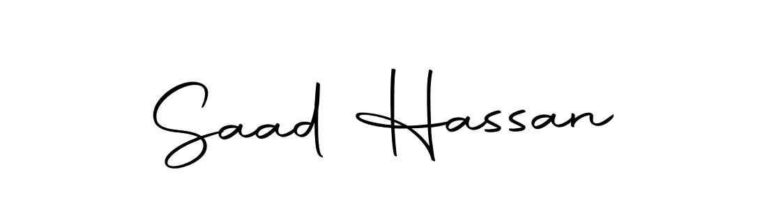 Make a short Saad Hassan signature style. Manage your documents anywhere anytime using Autography-DOLnW. Create and add eSignatures, submit forms, share and send files easily. Saad Hassan signature style 10 images and pictures png