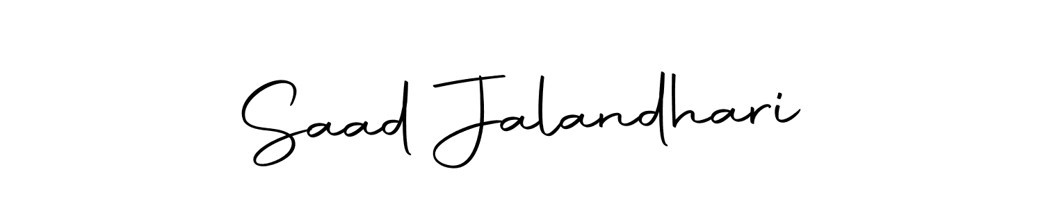 Make a beautiful signature design for name Saad Jalandhari. With this signature (Autography-DOLnW) style, you can create a handwritten signature for free. Saad Jalandhari signature style 10 images and pictures png