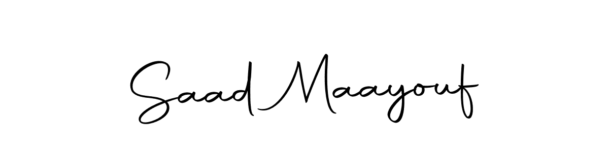 Also we have Saad Maayouf name is the best signature style. Create professional handwritten signature collection using Autography-DOLnW autograph style. Saad Maayouf signature style 10 images and pictures png