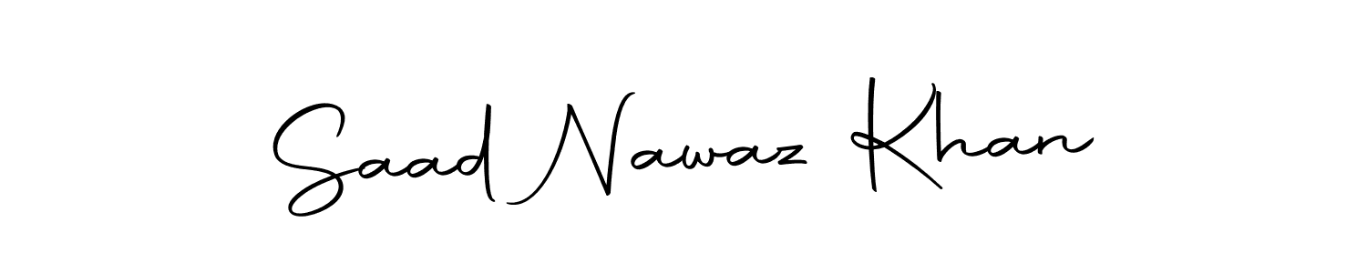 Design your own signature with our free online signature maker. With this signature software, you can create a handwritten (Autography-DOLnW) signature for name Saad Nawaz Khan. Saad Nawaz Khan signature style 10 images and pictures png