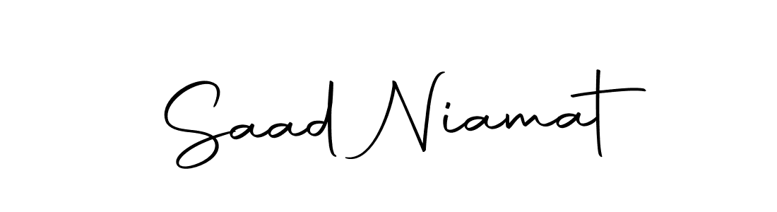 Similarly Autography-DOLnW is the best handwritten signature design. Signature creator online .You can use it as an online autograph creator for name Saad Niamat. Saad Niamat signature style 10 images and pictures png