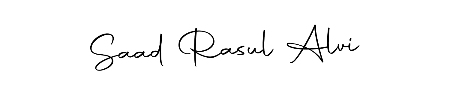 if you are searching for the best signature style for your name Saad Rasul Alvi. so please give up your signature search. here we have designed multiple signature styles  using Autography-DOLnW. Saad Rasul Alvi signature style 10 images and pictures png