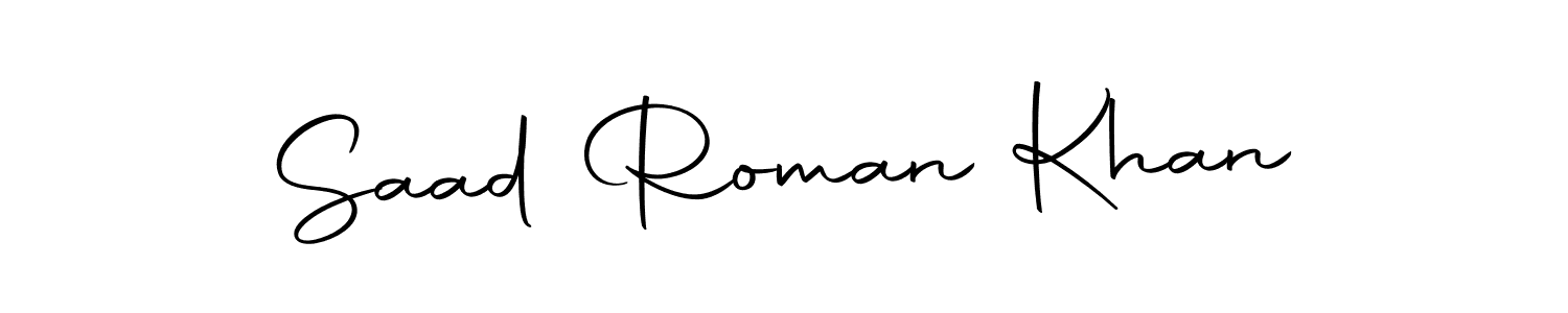 How to make Saad Roman Khan signature? Autography-DOLnW is a professional autograph style. Create handwritten signature for Saad Roman Khan name. Saad Roman Khan signature style 10 images and pictures png