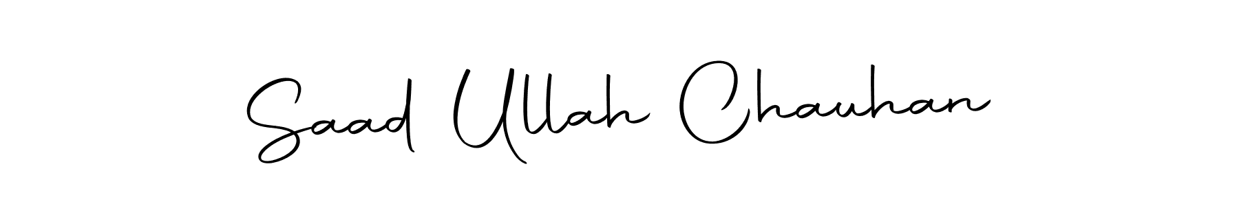 Make a beautiful signature design for name Saad Ullah Chauhan. With this signature (Autography-DOLnW) style, you can create a handwritten signature for free. Saad Ullah Chauhan signature style 10 images and pictures png