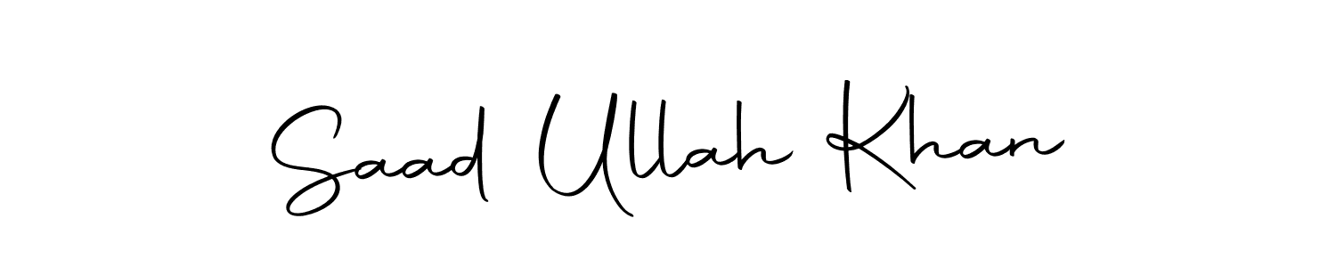 Saad Ullah Khan stylish signature style. Best Handwritten Sign (Autography-DOLnW) for my name. Handwritten Signature Collection Ideas for my name Saad Ullah Khan. Saad Ullah Khan signature style 10 images and pictures png