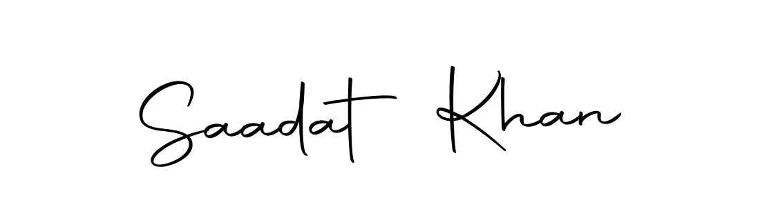 Also we have Saadat Khan name is the best signature style. Create professional handwritten signature collection using Autography-DOLnW autograph style. Saadat Khan signature style 10 images and pictures png