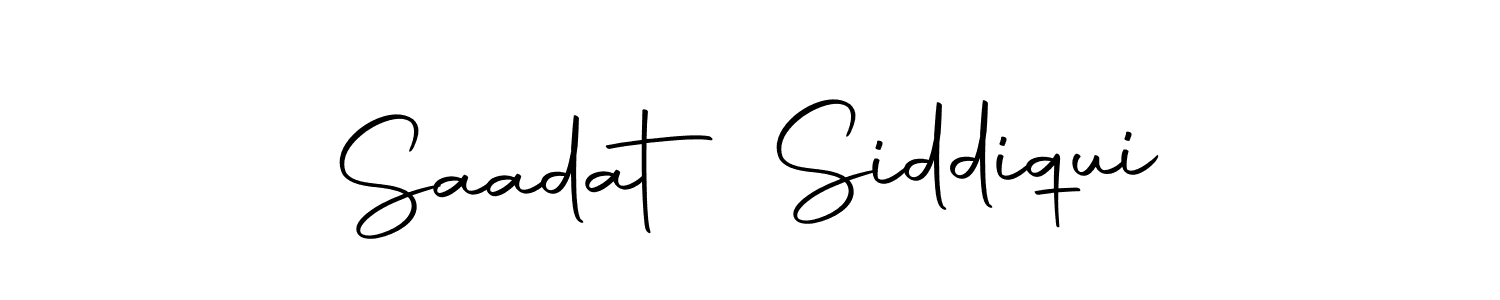 How to make Saadat Siddiqui signature? Autography-DOLnW is a professional autograph style. Create handwritten signature for Saadat Siddiqui name. Saadat Siddiqui signature style 10 images and pictures png