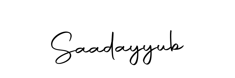 The best way (Autography-DOLnW) to make a short signature is to pick only two or three words in your name. The name Saadayyub include a total of six letters. For converting this name. Saadayyub signature style 10 images and pictures png