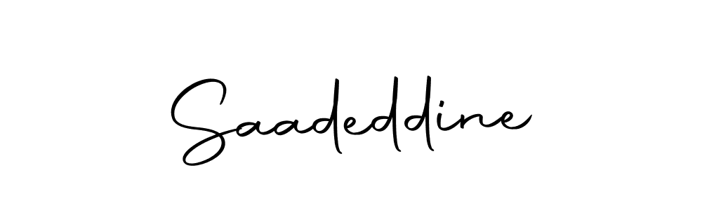 Saadeddine stylish signature style. Best Handwritten Sign (Autography-DOLnW) for my name. Handwritten Signature Collection Ideas for my name Saadeddine. Saadeddine signature style 10 images and pictures png